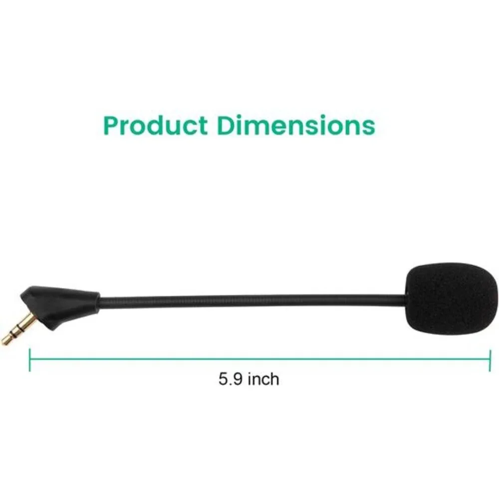 Game Mic Replacement for Kingston HyperX Cloud Alpha Gaming Headset, 3.5mm